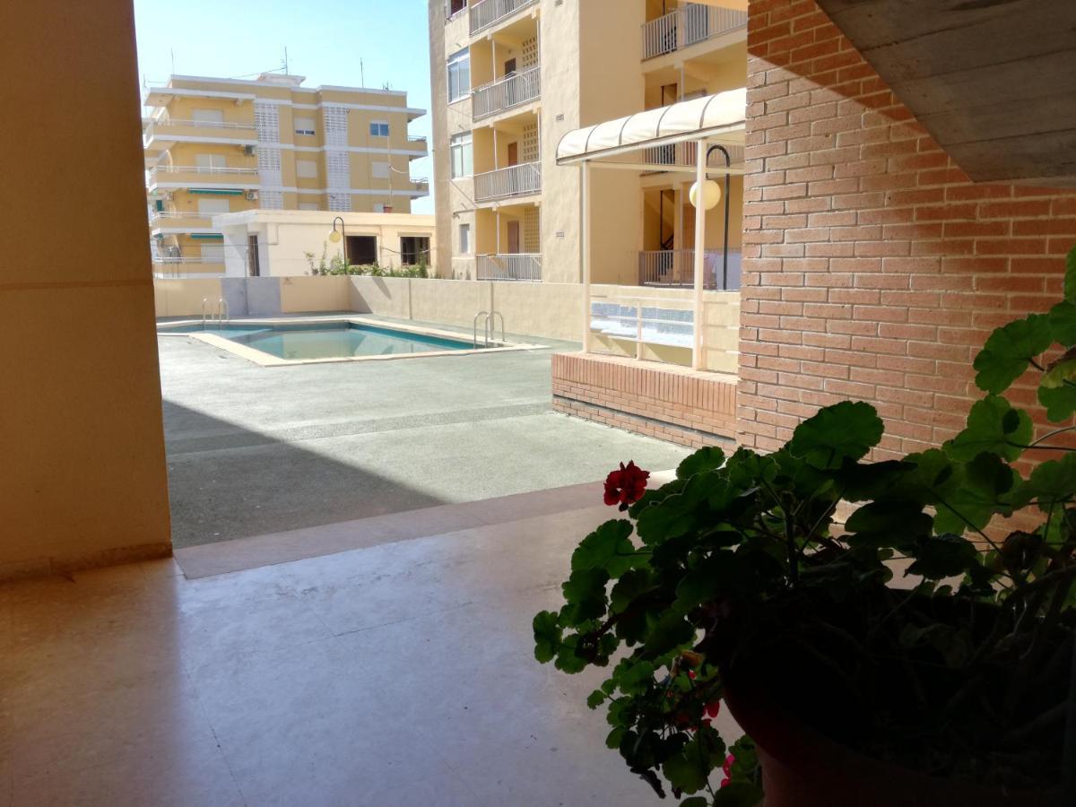 Apartamento Con Gran Terraza, Piscina Y Con Vistas Al Mar, A Solo 50 M De La Playa Daimus Esterno foto