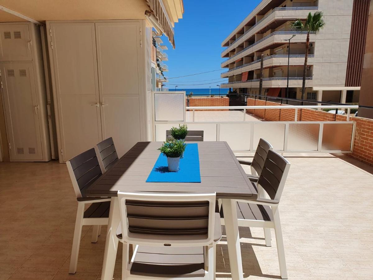 Apartamento Con Gran Terraza, Piscina Y Con Vistas Al Mar, A Solo 50 M De La Playa Daimus Esterno foto